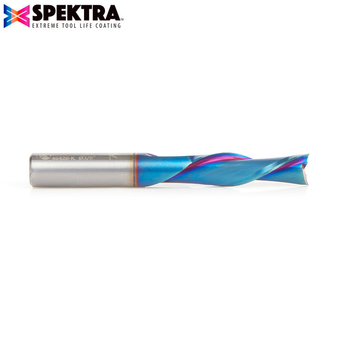 Amana 46420-K "Spektra" Solid Carbide Downcut Spiral Ball Nose - 3/8" Dia