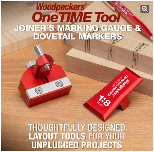 Woodpeckers OneTime Tool - Joiner's Marking Gauge & Dovetail Markers