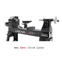 Laguna 415241 15/24 Revo Steel Bed Wood Lathe - 110V