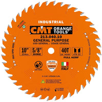 CMT 213.040.10  10" x 40T Industrial General Purpose Blade