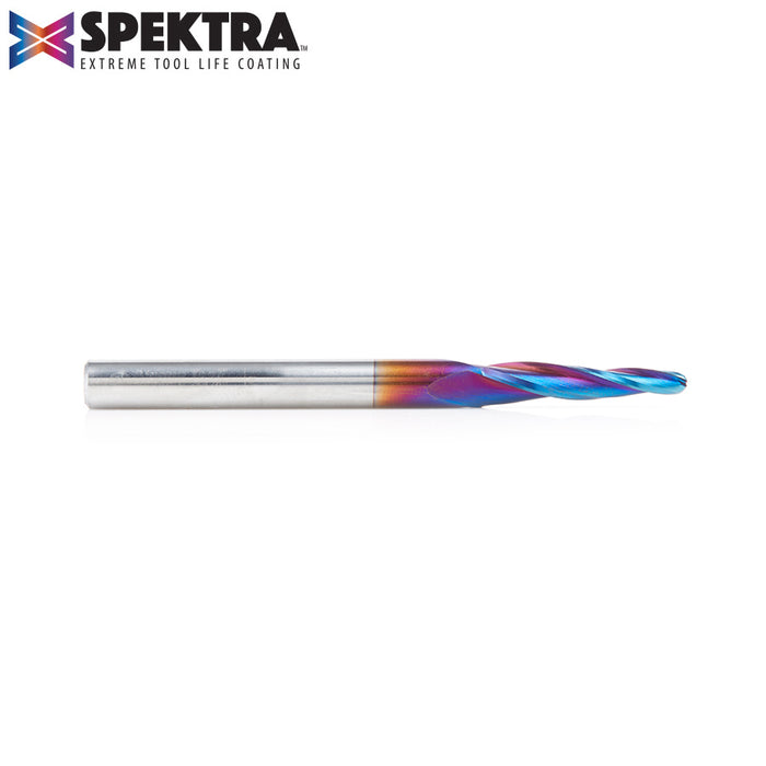 Amana 46286-K "Spektra" 2D/3D Solid Carbide Carving Bit - 1/8" Diameter