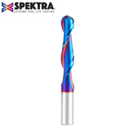 Amana 46384-K 'Spektra' Solid Carbide Upcut Spiral Ball Nose - 1/2" Diameter