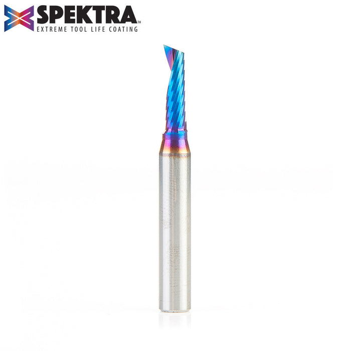 Amana 51417-K "Spektra" Solid Carbide Up Spiral  'O' Flute For Plastics - 3/16" Dia