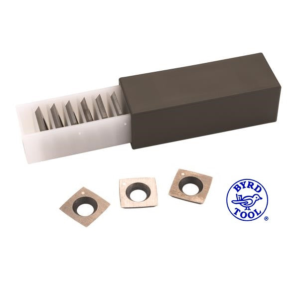 BYRD TOOL KN400 CARBIDE 4-SIDED INSERTS FOR SHELIX CUTTERHEADS-Marson Equipment