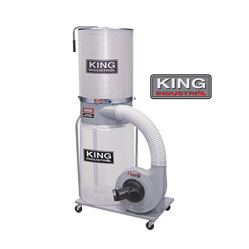 KING KC-3105C/KDCF-3500 1.5HP DUST COLLECTOR w/ CANISTER FILTER-Marson Equipment
