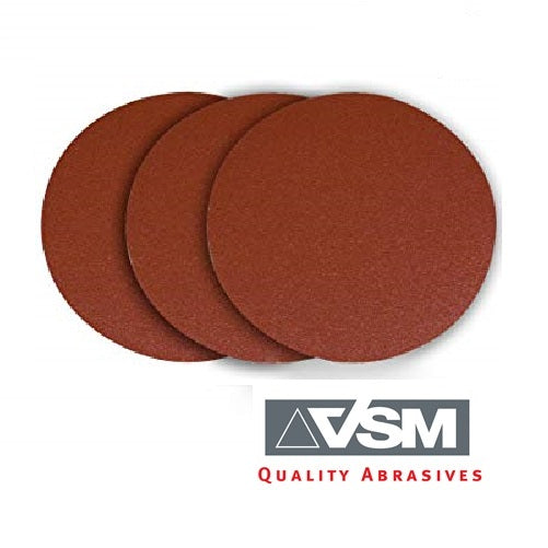 VSM 12" Sanding Discs w/ Adhesive (PSA) Back - 3PK (60-220 Grit)