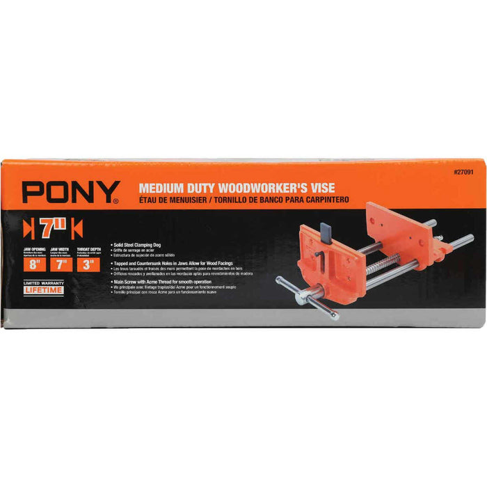 Pony 27091 7" Woodworking Vise
