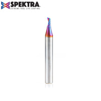 Amana 51416-K "Spektra" Solid Carbide Up Spiral  'O' Flute For Plastics - 1/8" Dia