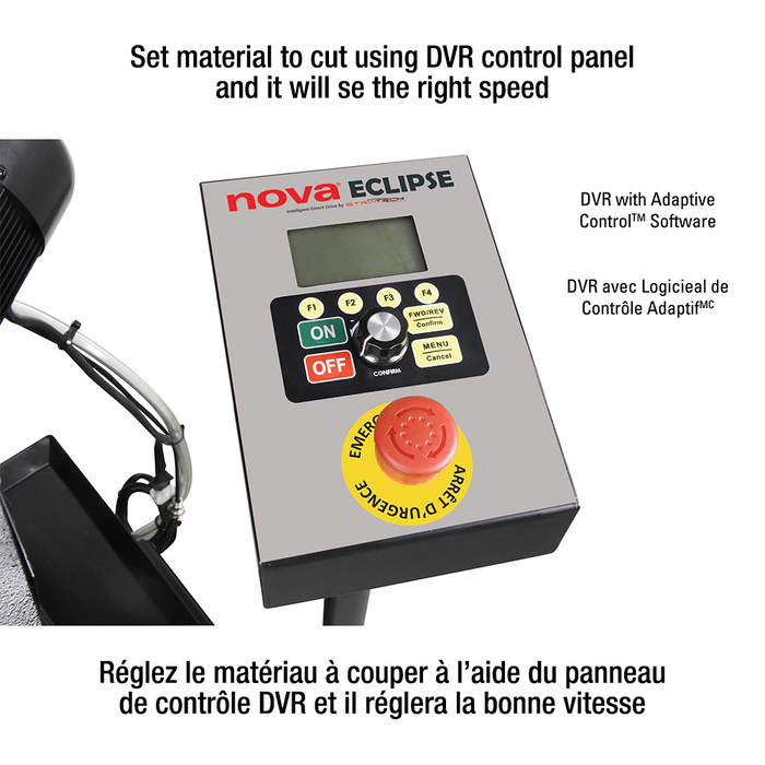 Nova 59001 7" x 12" DVR Drive Smart Metal Cutting Bandsaw