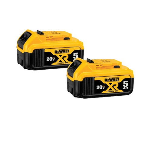 DeWalt DCB205-2 20V Max 5.0AH XR LI-ION Premium Battery 2pk