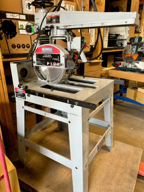 Used King KC-12RAS 12" Radial Arm Saw 2HP/3PH