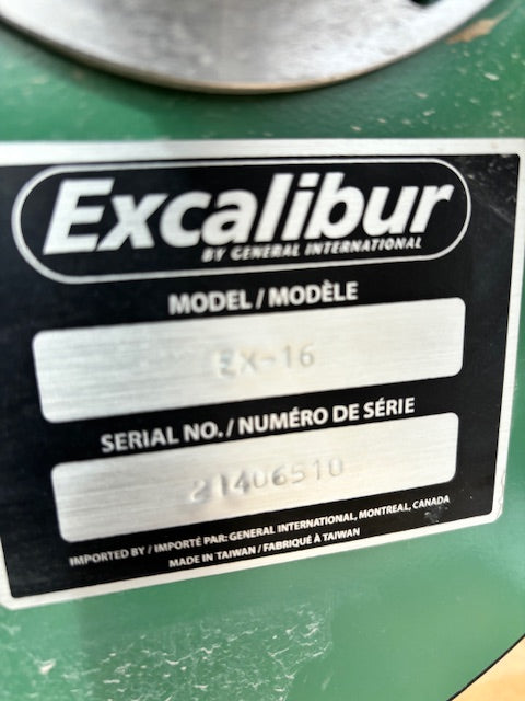 Used Excalibur by General EX-16 16" Scroll Saw