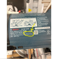 Bosch GCM12SD Miter Saw Zero Clearance Insert - Walnut