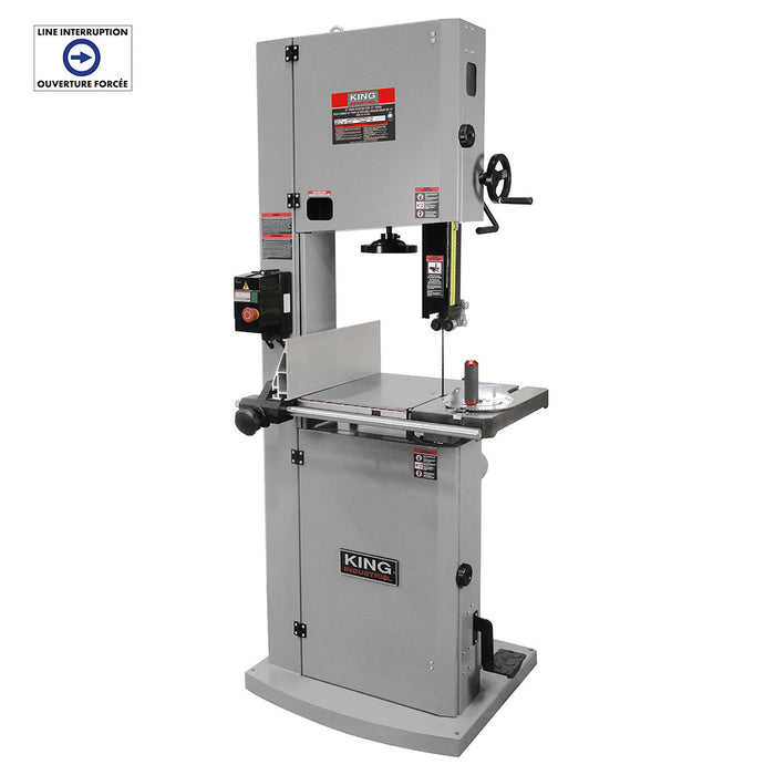 KING KC-1514FX 14" Wood Bandsaw w/ 14" Resaw Capacity