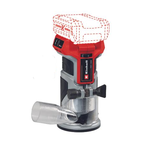 Einhell 4350413 18V Compact Router 2-Base Kit