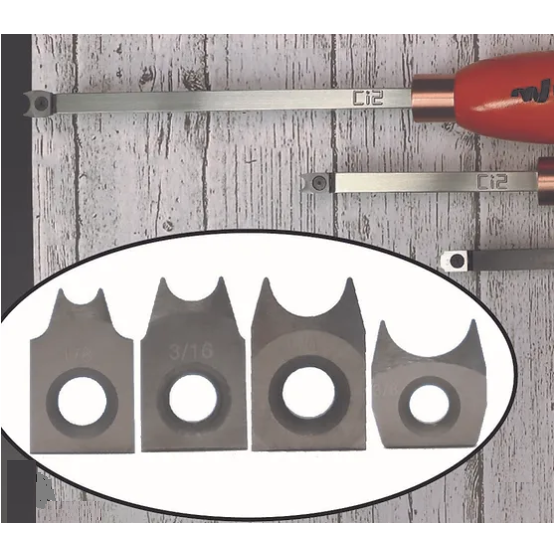 Easy Wood Tools Negative Rake Beading Replacement Cutters