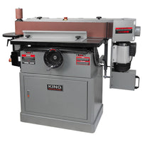 King KC-6108-OSCM 6" x 108" Oscillating Edge Sander