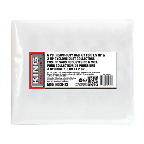 King KDCB-82 Cyclone Dust Bags - 30 Gallon