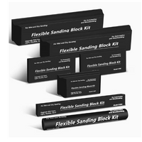 Blue Crown Tools SB-7PCEVA Eva Foam Flexible Sanding Block Set