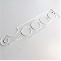 Blue Crown Tools Acrylic Modern Drink Flight Template