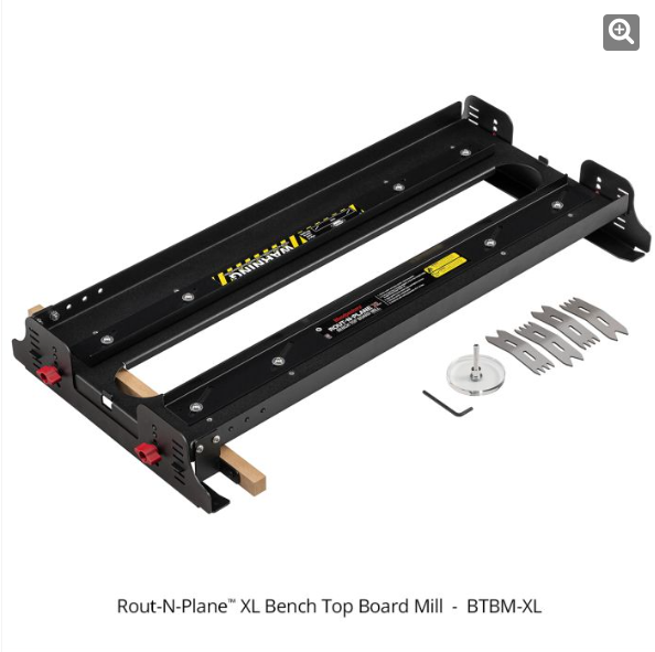 Woodpeckers BTBM & BTBM-XL Rout-N-Plane Bench Top Board Mill