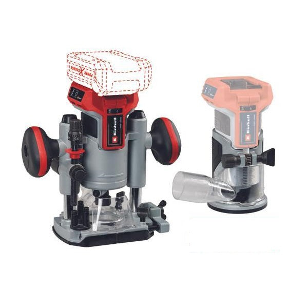 Einhell 4350413 18V Compact Router 2-Base Kit