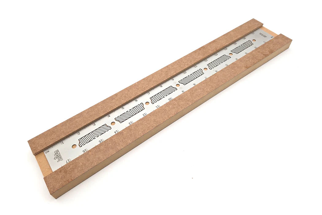 Peachtree Woodworking Supply Stainless Steel Center Finding 24" Ruler