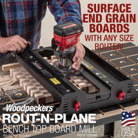 Woodpeckers Rout-N-Plane Bench Top Board Mill