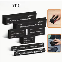 Blue Crown Tools SB-7PCEVA Eva Foam Flexible Sanding Block Set