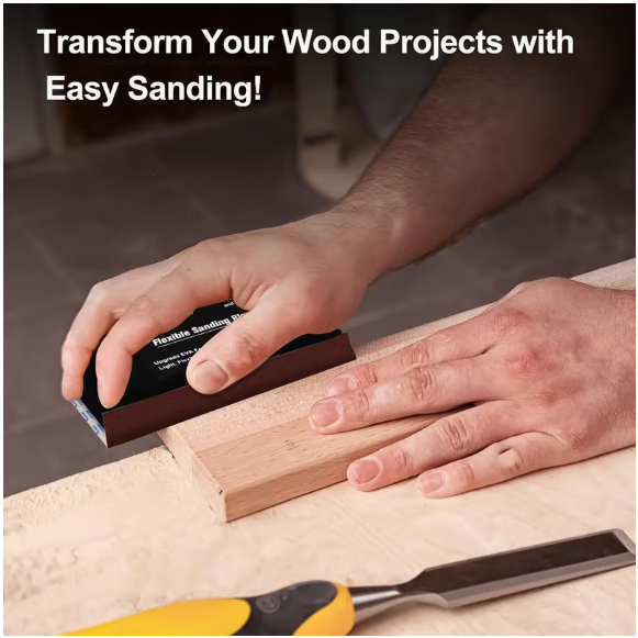Blue Crown Tools SB-7PCEVA Eva Foam Flexible Sanding Block Set