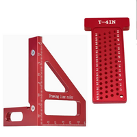 Blue Crown Tools SQ-2288 Precision 2pc Carpentry Square Set - Imperial