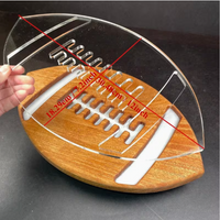 Blue Crown Tools Acrylic Football Template