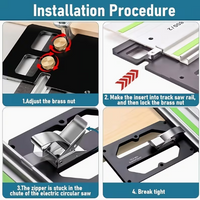 Blue Crown Tools TS-2 Track Saw Square
