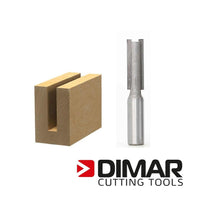 Dimar 107R4-10M Straight Bit - 10mm, 1/4" Shank