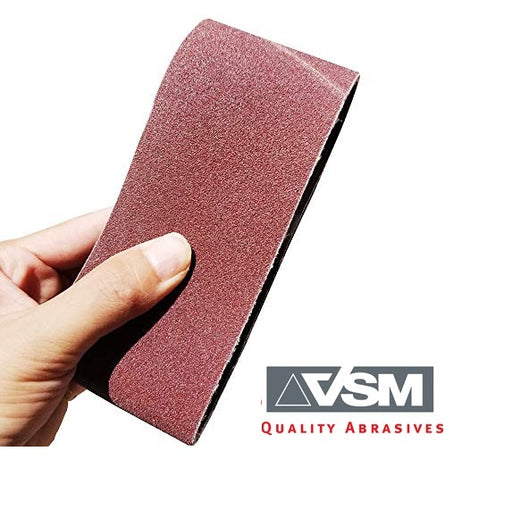 VSM 2.5" x 14" Sanding Belts 10PK  (60 - 120 Grit)