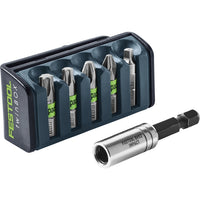 Festool 204382 5pc Impact Bit Set w/ Holder