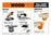 CMT 215.050.10 10" x 50T Industrial Combination Table Saw Blade