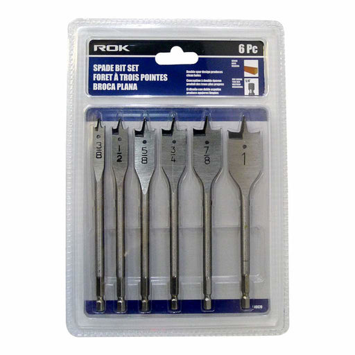 ROK 36670 6pc Spade Bit Set