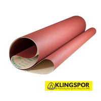 Klingspor 37" x 75" Aluminium Oxide Wide Sanding Belt (80 or 120 Grit)