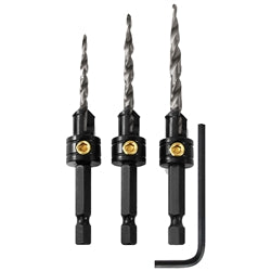 Snappy 44300 Tapered Drill Countersink Set 3pc