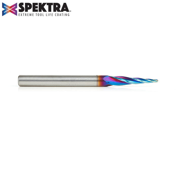 Amana 46282-K "Spektra" 2D/3D Solid Carbide Carving Bit - 1/16" Diameter