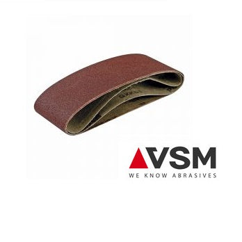 VSM Premium 4" x 36" Abrasive Sanding Belts 80 Grit - 3pk