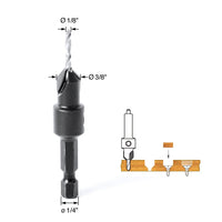 Dimar 50332 #6 Carbide-Tipped Countersink Drill Bit