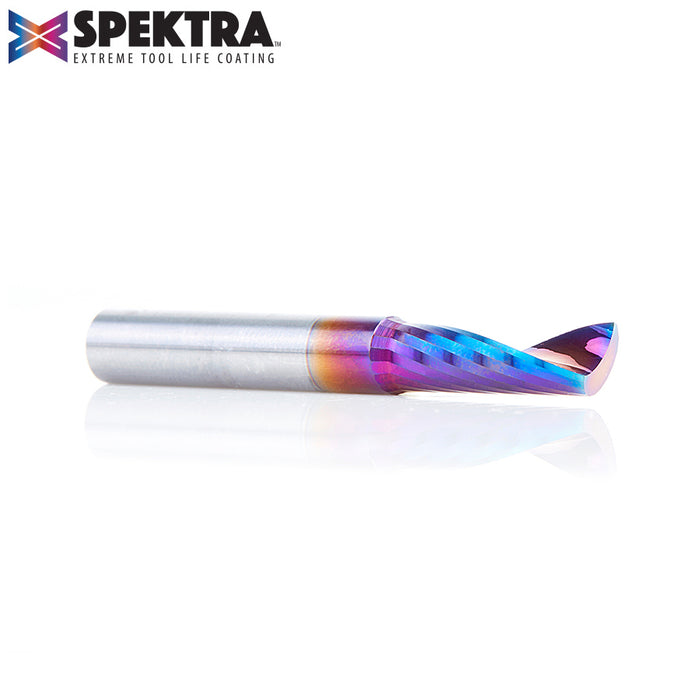 Amana 51404-K "Spektra" Solid Carbide Up Spiral  'O' Flute For Plastics - 1/4" Dia