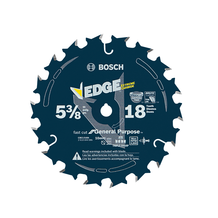 Bosch CBCL518A 5-3/8" X 18T Edge Saw Blade