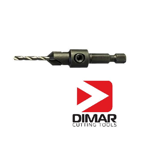 Dimar 50018 #8 Carbide-Tipped Countersink Drill Bit