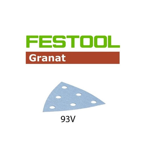 FESTOOL GRANAT DX93 TRIANGULAR SANDPAPER (60 - 320 GRIT)-Marson Equipment