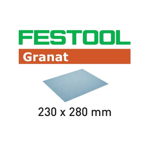 FESTOOL GRANAT 9X11 ABRASIVE SANDING SHEETS - 10PK (40 - 320 GRIT)-Marson Equipment