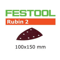 Festool DTS400 (100 x 150mm) RUBIN-2 Sanding Sheets / Select-a-Grit