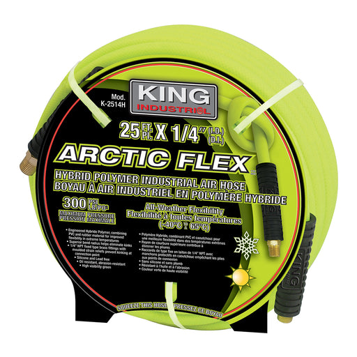 King K-2514H 1/4" x 25' Arctic Flex Air Hose